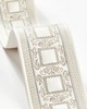 Scalamandre Trim ARCHDUKE EMBROIDERED TAPE IVORY
