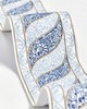 Scalamandre Trim PAISLEY EMBROIDERED TAPE FOUNTAIN