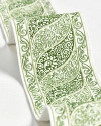 Paisley Embroidered Tape Meadow by   