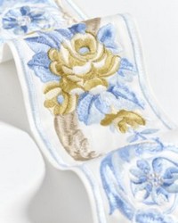 Reine Embroidered Tape Gold And Blue by   