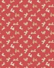 Scalamandre Wallcoverings FETE DE CHIEN CHILI PEPPER AND TAWNY