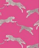 Scalamandre Wallcoverings LEAPING CHEETAH BUBBLEGUM