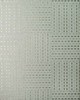Scalamandre Wallcoverings CHECKMATE WALLCOVERING SILVER SEAFOAM