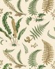 Scalamandre Wallcoverings ELSIE DE WOLFE WALLCOVERING GREENS ON OFF-WHITE