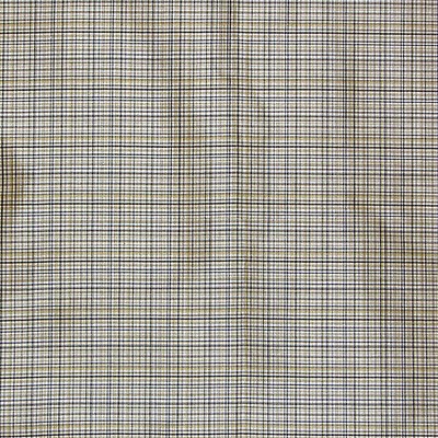 Grey Watkins T  A Check  Parchment SQ 00014308 Beige Multipurpose SILK SILK Stripes and Plaids Linen  Fabric
