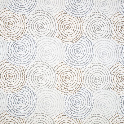 Grey Watkins Coriolis  Harbor Mist V5 00046140 Grey Multipurpose COTTON  Blend Circles and Swirls Crewel and Embroidered  Fabric