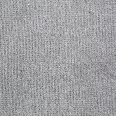 Old World Weavers Linley Sterling ESSENTIAL VELVETS VP 01001002 Silver Upholstery COTTON COTTON Solid Velvet  Fabric