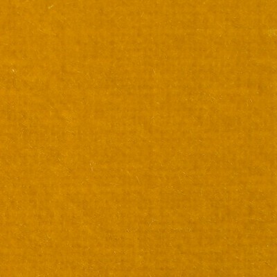 Old World Weavers Linley Sun Yellow ESSENTIAL VELVETS VP 14281002 Yellow Upholstery COTTON COTTON Solid Velvet  Fabric