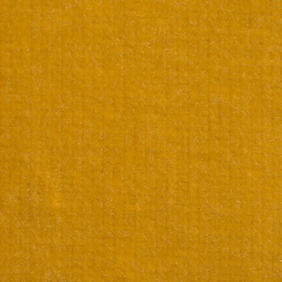 Old World Weavers Linley Saffron ESSENTIAL VELVETS VP 17001002 Yellow Upholstery COTTON COTTON Solid Velvet  Fabric