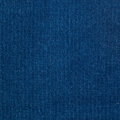 Old World Weavers Linley Sapphire ESSENTIAL VELVETS VP 52331002 Blue Upholstery COTTON COTTON Solid Velvet  Fabric