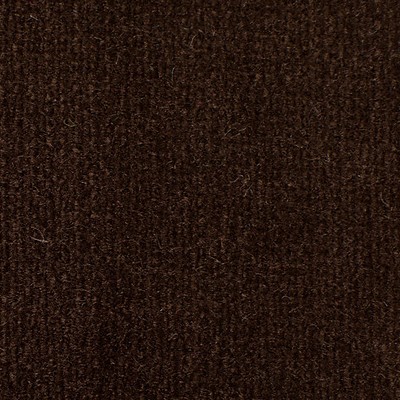 Old World Weavers Linley Espresso ESSENTIAL VELVETS VP 86511002 Brown Upholstery COTTON COTTON Solid Velvet  Fabric