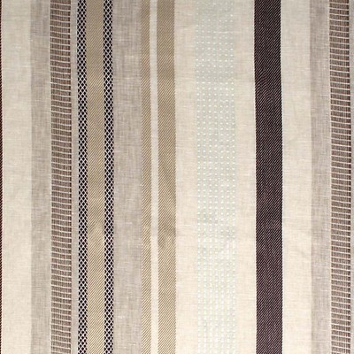 Old World Weavers Chalonnaise Cafe VX 00129279 Brown LINEN|MAY  Blend Striped Linen  Fabric
