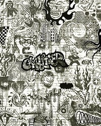 Ernest Noir by  Scalamandre Wallcoverings 