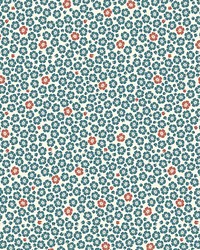 Coquelicot Ocean by  Scalamandre Wallcoverings 