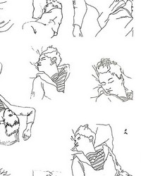 Les Dormeurs Noir by   