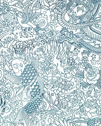 Horimono Canard by  Kravet Wallcovering 