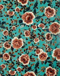 Macao Aqua by  Scalamandre Wallcoverings 