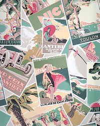 Cote Dazur Ii Lime Green   Rose by   