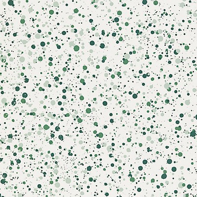 Scalamandre Wallcoverings Spatter Green WHN000GP0153 Green  Contemporary Polka Dot Wallpaper 