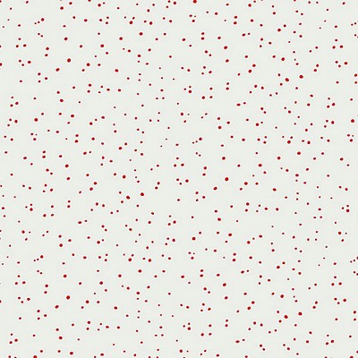 Scalamandre Wallcoverings Van Red On White WHN000RP1008 Red  Modern Geometric Designs Polka Dot Wallpaper 