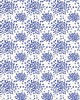 Scalamandre Wallcoverings FIREWORKS BLUE ON WHITE