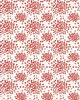 Scalamandre Wallcoverings FIREWORKS RED ON WHITE
