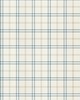 Scalamandre Wallcoverings EZRA PLAID SKY AND SEA