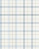 Scalamandre Wallcoverings EZRA PLAID BLUE JAY