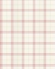 Scalamandre Wallcoverings EZRA PLAID STRAWBERRY