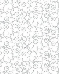 Piirto Unikko  Foil Silver Lining by   