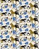 Scalamandre Wallcoverings LAIDUN COBALT OLIVE