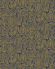 Scalamandre Wallcoverings BANTU NILE & METALLIC GOLD