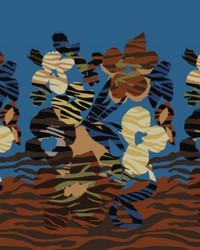 Aka  Mural Midnight Adobe by  Scalamandre Wallcoverings 