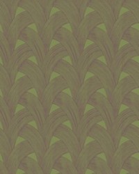 Fontaine  Metalized Violet Lime by  Scalamandre Wallcoverings 