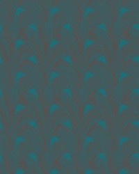 Fontaine  Metalized Coral Teal by  Scalamandre Wallcoverings 