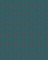Quantum  Metalized Coral Teal by  Scalamandre Wallcoverings 