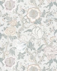 Artichaut Snowfall by  Scalamandre Wallcoverings 