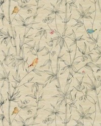 Bambou Raffia Ash by  Scalamandre Wallcoverings 