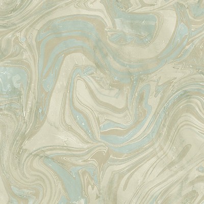 Scalamandre Wallcoverings Petra Turquoise WMAST040910 Blue 