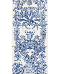 Hampton Court  Panel Blue by  Scalamandre Wallcoverings 