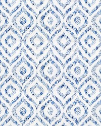 Ikat Blue by  Scalamandre Wallcoverings 