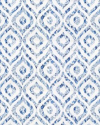 Ikat Blue by  Scalamandre Wallcoverings 