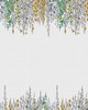 Scalamandre Wallcoverings ORCHID GARDEN - PANEL GOLD ROBINS EGG