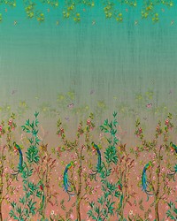 Resplendent Quetzal Panel Tian by  Scalamandre Wallcoverings 