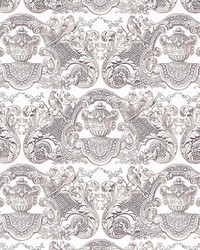William  Mary French Gray by  Scalamandre Wallcoverings 
