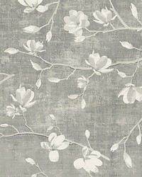 Bloom Silver by  Scalamandre Wallcoverings 
