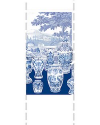 Garniture Scenic Blue  Right Panel by   
