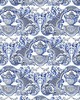 Scalamandre Wallcoverings WILLIAM & MARY BLUE