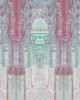 Scalamandre Wallcoverings PALATIAL JAIPUR - PANEL RED/GREEN/BLUE