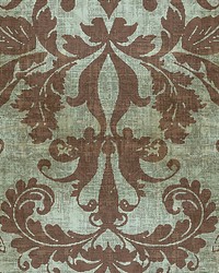 Palace Damask Sage by  Scalamandre Wallcoverings 